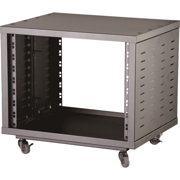 "8 units 19"" rack cabinet with castors"