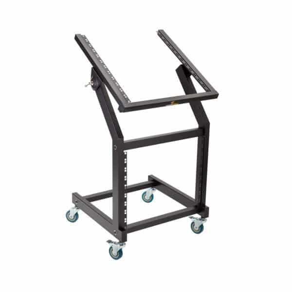 "21 units 19"" rack stand with castors"