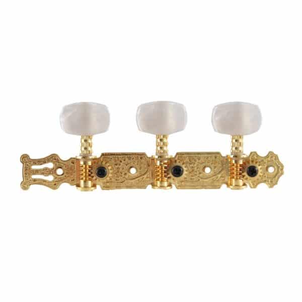 Gold machine head set for classical guitar