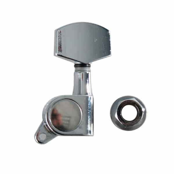 Chromed machine head set for electric guitar (L3 R3)