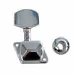 Chromed Vintage machine head set for electric guitar (L3 R3)