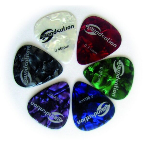 Celluloid picks bag (72 pcs - 0.71) (SOUNDSATION SPC-600-071)