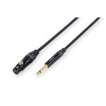 Wiremaster balanced microphone cable XLR(F)-6.3mm Jack MONO / 5mt