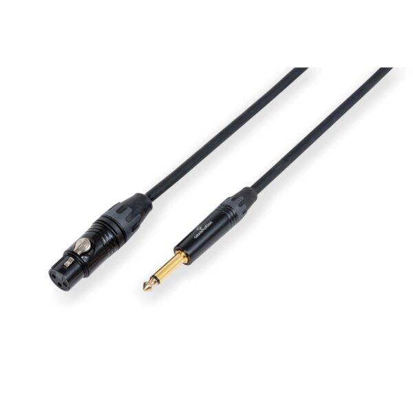 Wiremaster balanced microphone cable XLR(F)-6.3mm Jack MONO / 5mt