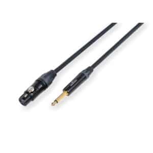 Wiremaster speaker cable XLR(F)-6.3mm Jack MONO / 1x2.5 mmÂ² / 5mt