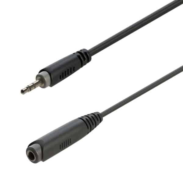 Adapter cable 3.5mm Jack male STEREO - 6.3mm Jack female STEREO / 3mt