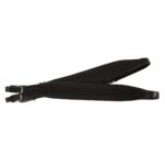 Akordeono odinis diržas, paminkštintas, praktiškas ir patogus, reguliuojamo ilgio, juodas