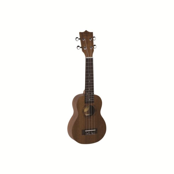 Soprano ukulelė Soundsation MAUI PRO, Sapele mediena, Ruda, su krepšiu