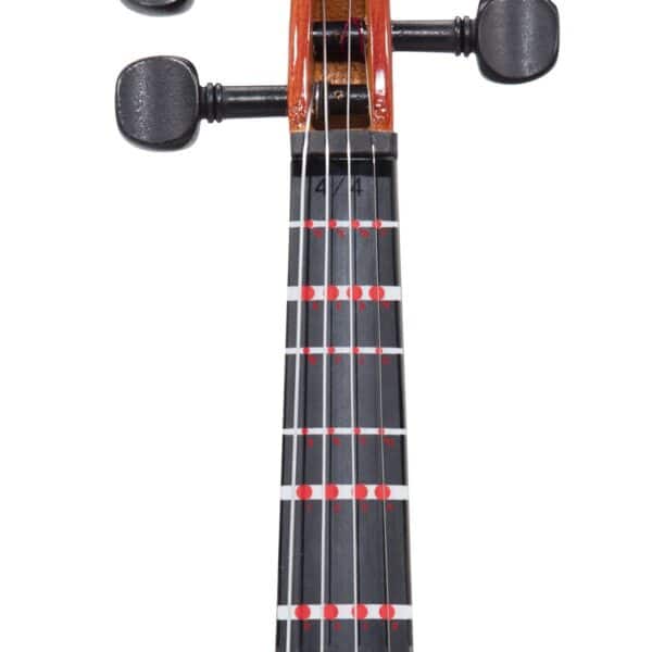 Finger guide for 3/4 violin