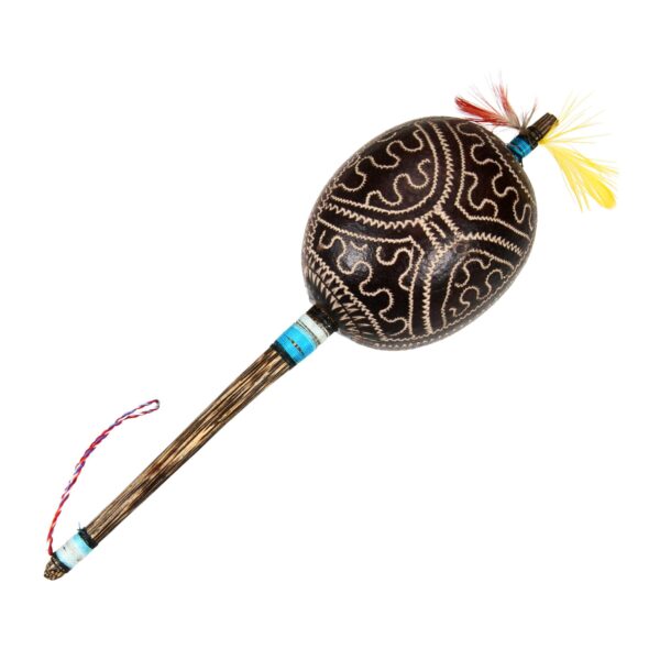Shaman Rattle Shipibo Large