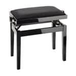 K&M 13901 - pianino kėdė, juoda
