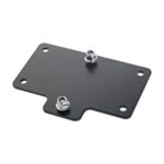 K&M 24357 - adapterio plokštė, juoda