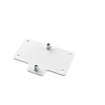 K&M 24357W - adapterio plokštė, balta