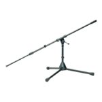K&M 255B - mikrofono stovas su strėle, juodas