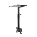 K&M 26777 - monitoriaus stovas su stalo spaustuku