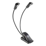 K&M 12243 - natų šviestuvėlis su dviguba LED lempa
