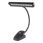 K&M 12249 - natų šviestuvėlis LED FlexLight, juodas