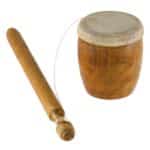 Frog Buzzer made of Wood/Goat Skin