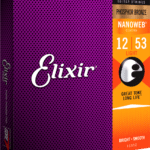 Elixir akustinės gitaros stygos 12-53 Nanoweb Phosphor Bronze (Light)