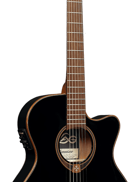 Auditorium slim cutaway electro black T118ASCE BLK