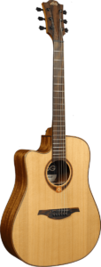 Lâg TL118DCE - kairiarankė Dreadnought elektroakustinė gitara su cutaway