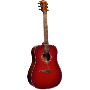 Lâg T-RED D - Dreadnought akustinė gitara, raudona