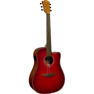 Lâg Tramontane T RED DCE - Dreadnought elektroakustinė gitara, raudona