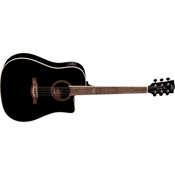 NXT D100CWE Dreadnought cutaway See Through Black NXT NXT D100CWE STBK ACOUSTIC GUITARS