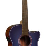 Lâg Tramontane Special Edition Auditorium Cutaway Gitara Mėlyna – ElektroAkustinė