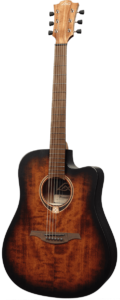 Lâg T70DCE B&B - Dreadnought elektroakustinė gitara, juoda ir ruda