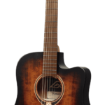 Lag Dreadnought akustinė-elektrinė gitara T70DCE B&B, juoda ir ruda