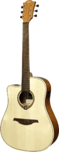 Lâg TL70DCE NAT - kairiarankė Dreadnought elektroakustinė gitara, natūrali