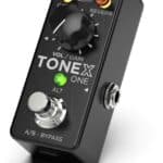 IK Multimedia TONEX-ONE – mikro formato modeliuojantis pedalas su 20 tonų, stereo TRS išėjimu ir USB