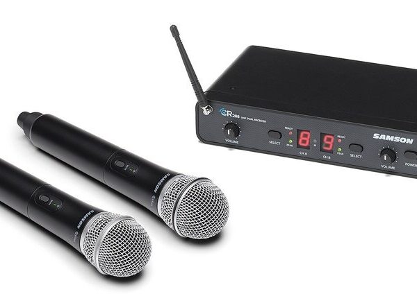 Samson Concert 88 Dual-Channel Belaidė Mikrofonų Sistema