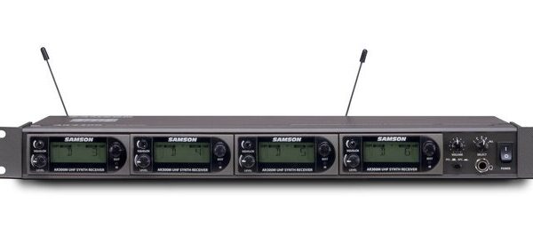 Samson AR4300 E-band bevielis imtuvas su antennų paskirstymu ir XLR/tele išėjimais