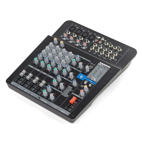 Samson MXP124FX - 12-kanalų analoginis mikseris su USB/FX, 24-bitų efektai, 48V fantominė galia