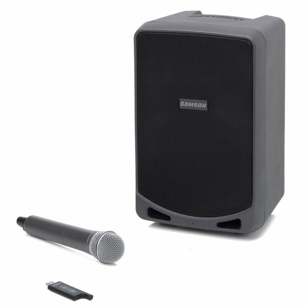 Samson XP106W Nešiojama PA Sistema su Belaidžiu Mikrofonu ir Bluetooth®