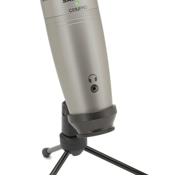 Samson C01U Pro USB Studijinis Kondensatorinis Mikrofonas su 19mm Diafragma