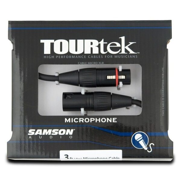 Samson Tourtek TM3 mikrofono laidas, 0,9 m, su Neutrik® jungtimis