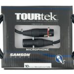 Samson Tourtek TM10 mikrofono laidas, 3m, su Neutrik® jungtimis, mažas triukšmas, aukšta garso kokybė