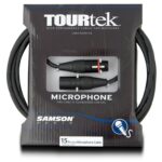 Samson Tourtek TM15 mikrofono laidas su Neutrik® jungtimis, 4,5 m