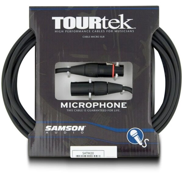 Samson Tourtek TM20 mikrofono kabelis 6m su Neutrik® jungtimis