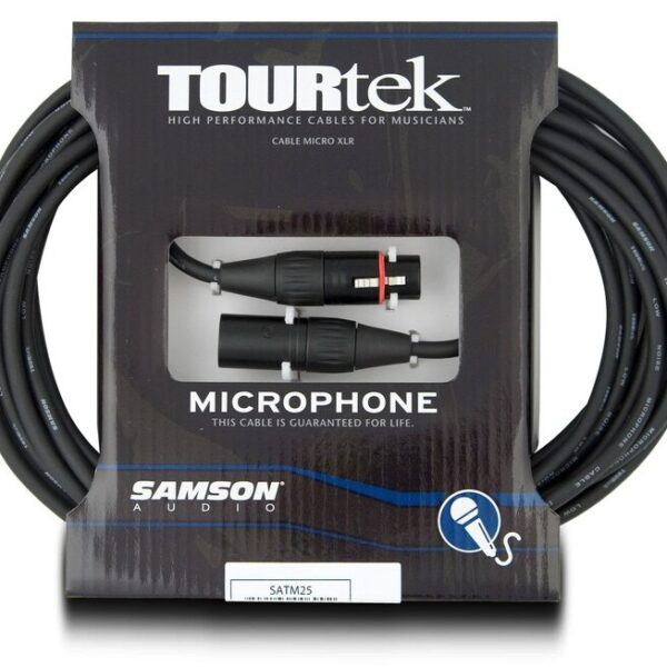 Samson Tourtek TM25 mikrofono laidas, 7,5 m, su Neutrik® jungtimis
