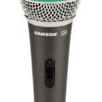 Samson Q4 Dinaminis Mikrofonas su Superkardioidiniu Paėmimu, XLR Kabeliu ir Laikikliu