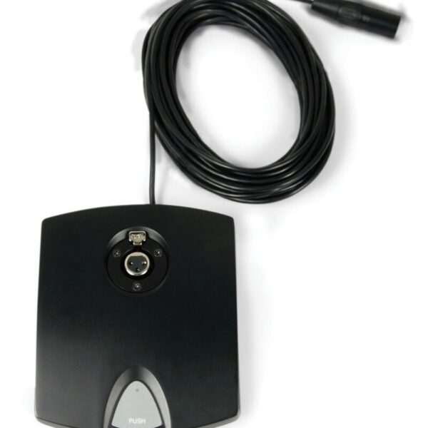 Samson CMB1 Gooseneck Mikrofono Stovas su XLR, Programuojamu Jungikliu ir 10m Kabeliu