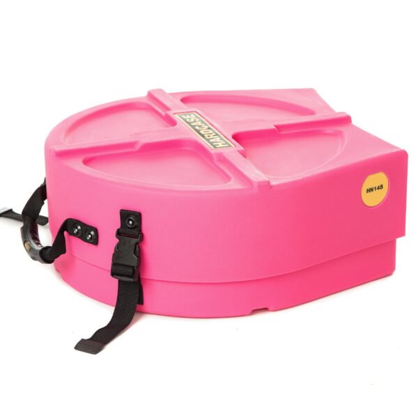 Hardcase 14" Solinio būgno dėklas Rožinis