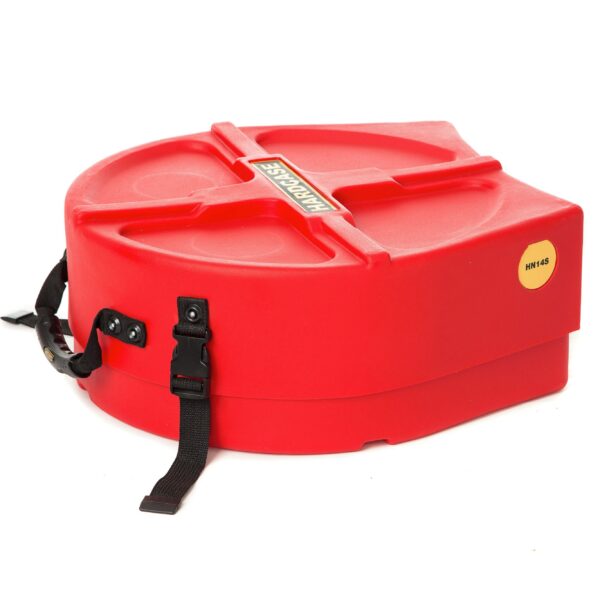 Hardcase 14" Solinio būgno dėklas Raudonas