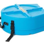 Hardcase 14" Solinio būgno dėklas Šviesiai mėlynas