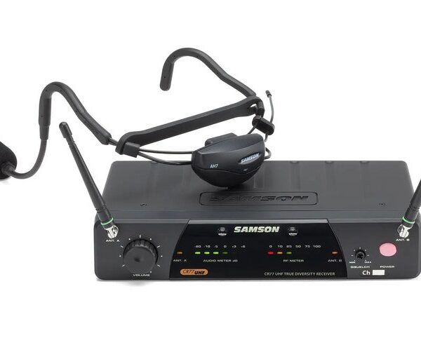 Samson AirLine 77 AH7 Belaidė Mikrofoninė Sistema - Fitneso Galvos Rinkinys, Band K
