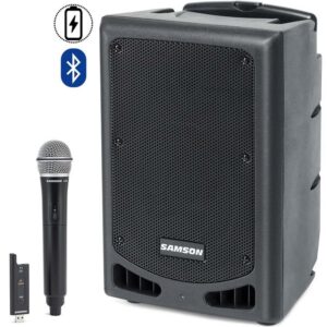 Samson XP208W Nešiojama PA Sistema su Belaidžiu Mikrofonu ir Bluetooth